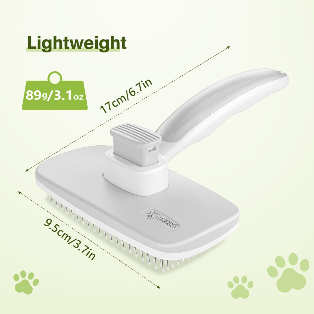 Pecute helps remove loose fur and dander for home cleanliness.