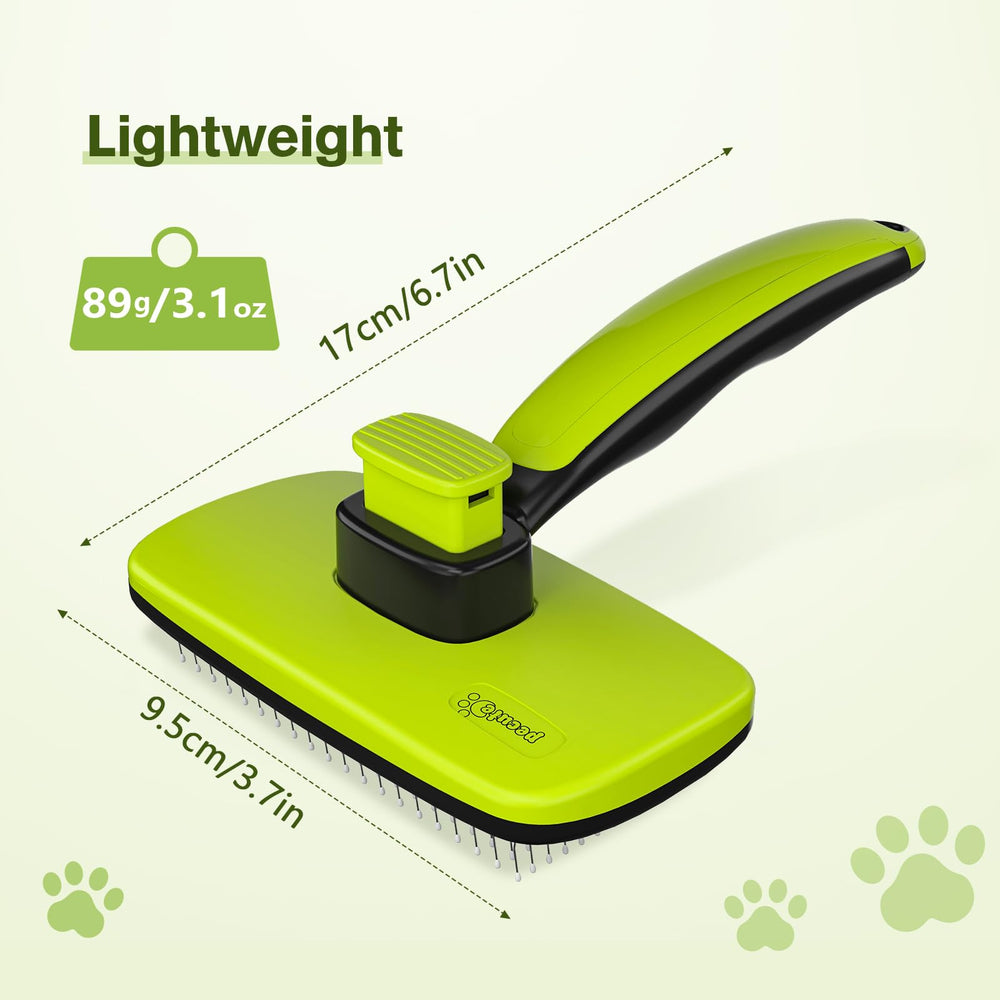 Pecute fur removal with gentle massage helps pets stay calm