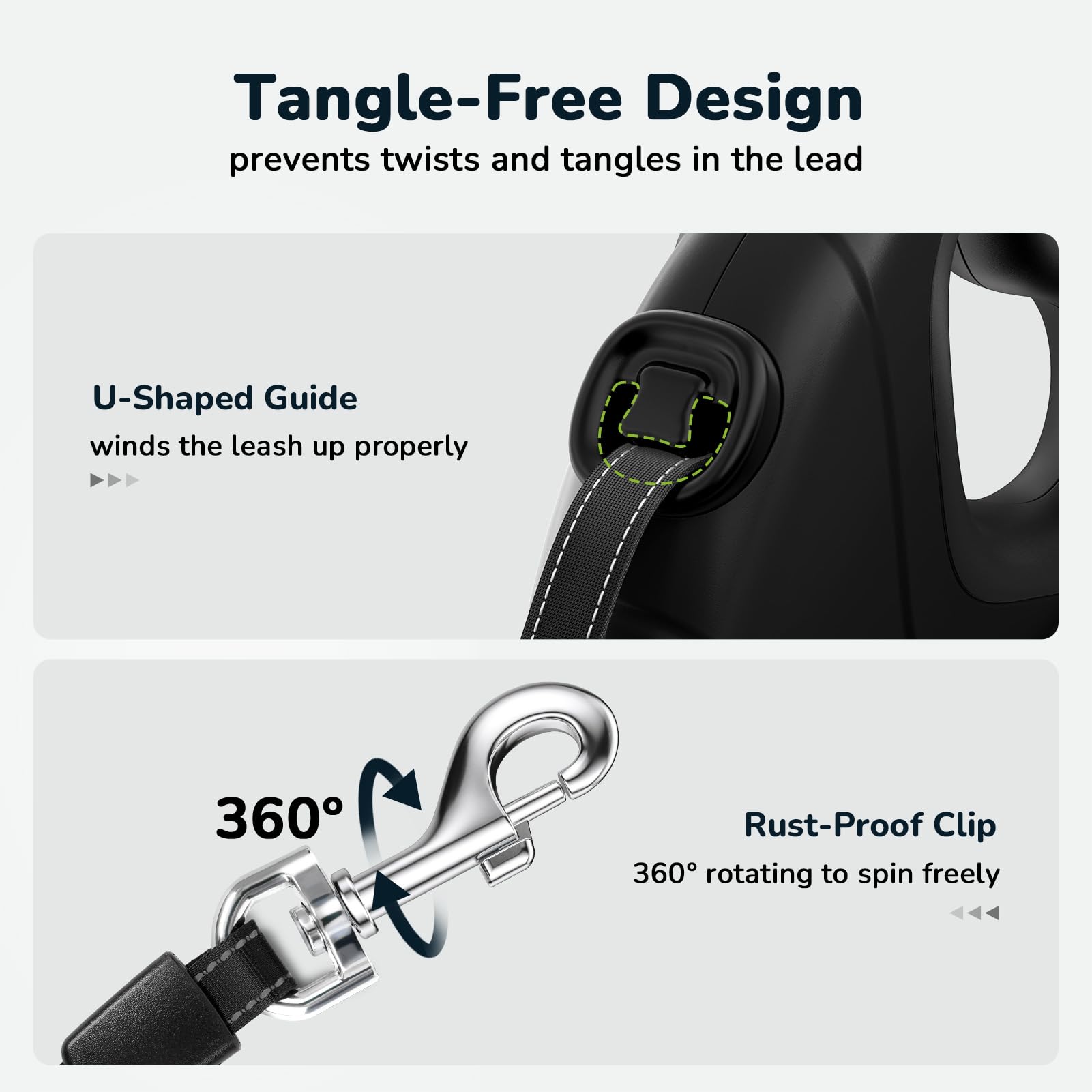 Pecute galvanized hook and ABS shell provide durable outdoor performance