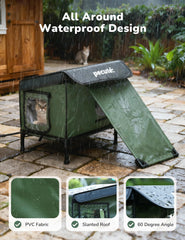 Pecute six-layer insulation detail emphasizes reduced chill for outdoors.