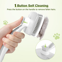 Pecute lightweight 89g brush ideal for extended brushing sessions.