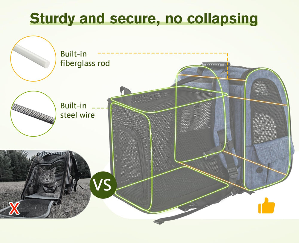 Pecute ergonomic shoulder straps reduce load for comfortable hiking.