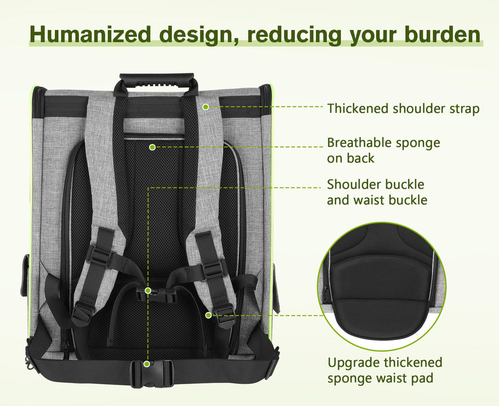 Pecute pet carrier backpack top opening lets pets look outside during travel.