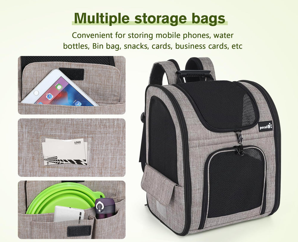 Pecute travel-ready design emphasizes safety and airflow during adventures.