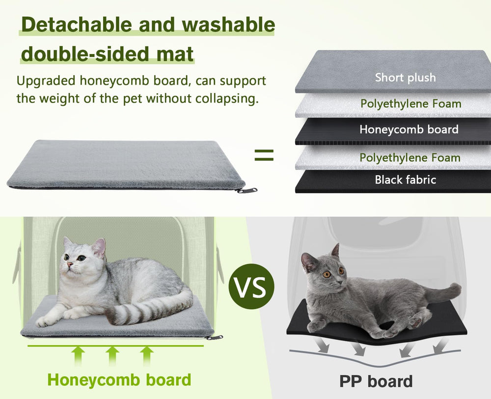 Pecute XL size on-dog and cat dimensions for fit guidance.