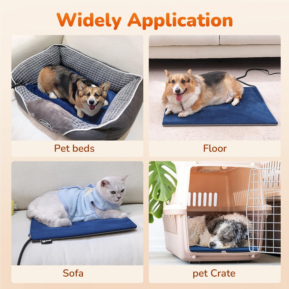 Pecute pet heating pad dog using highlights cozy winters