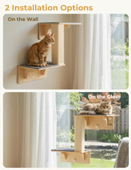 Pecute sisal post durable climbing perch satisfies scratching instincts and reduces wear.