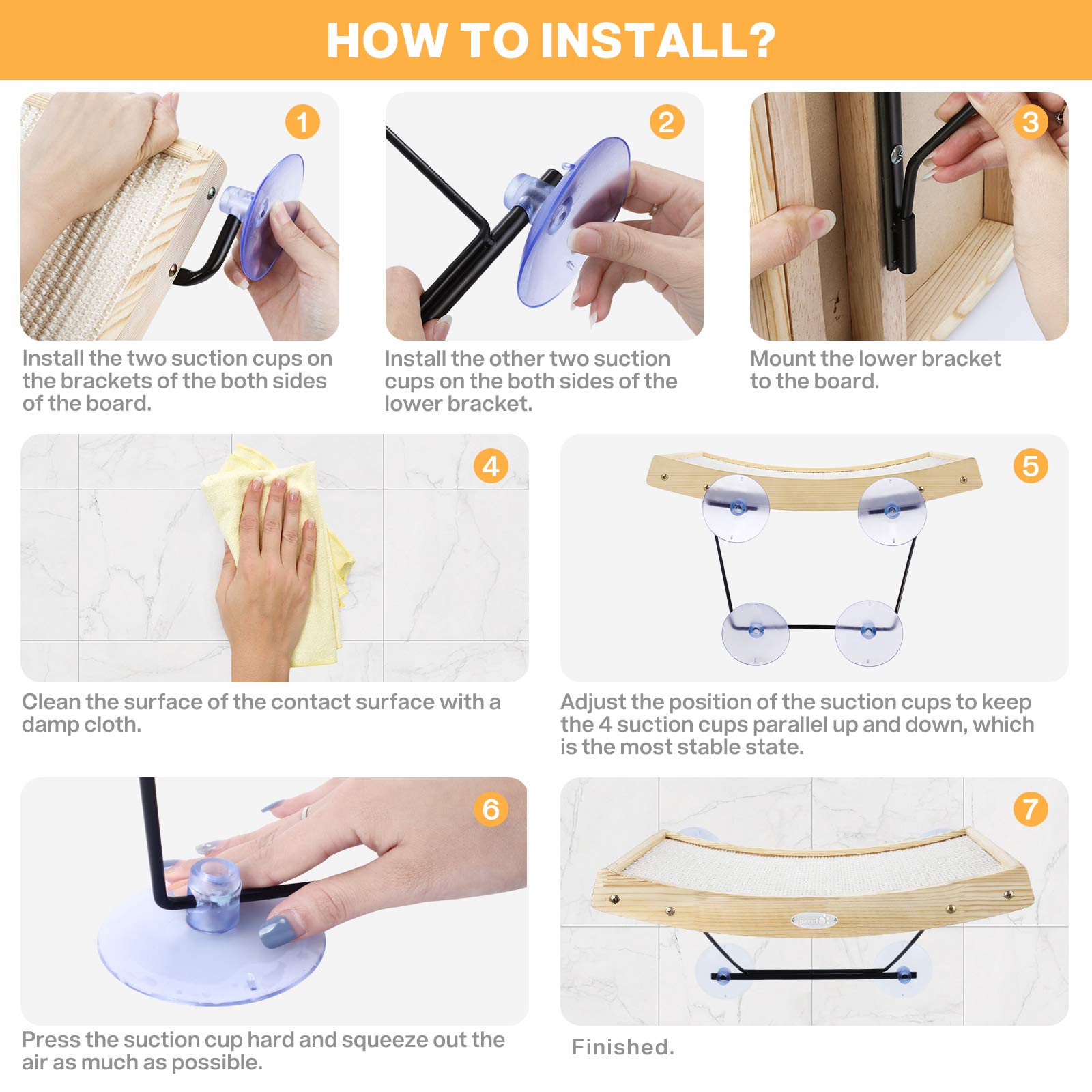 Pecute suction cup soaking tip to maximize grip on cold surfaces