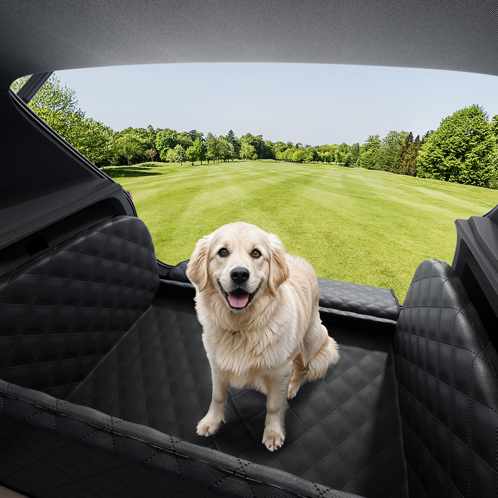 Pecute cargo liner foldable storage reduces space when not in use.