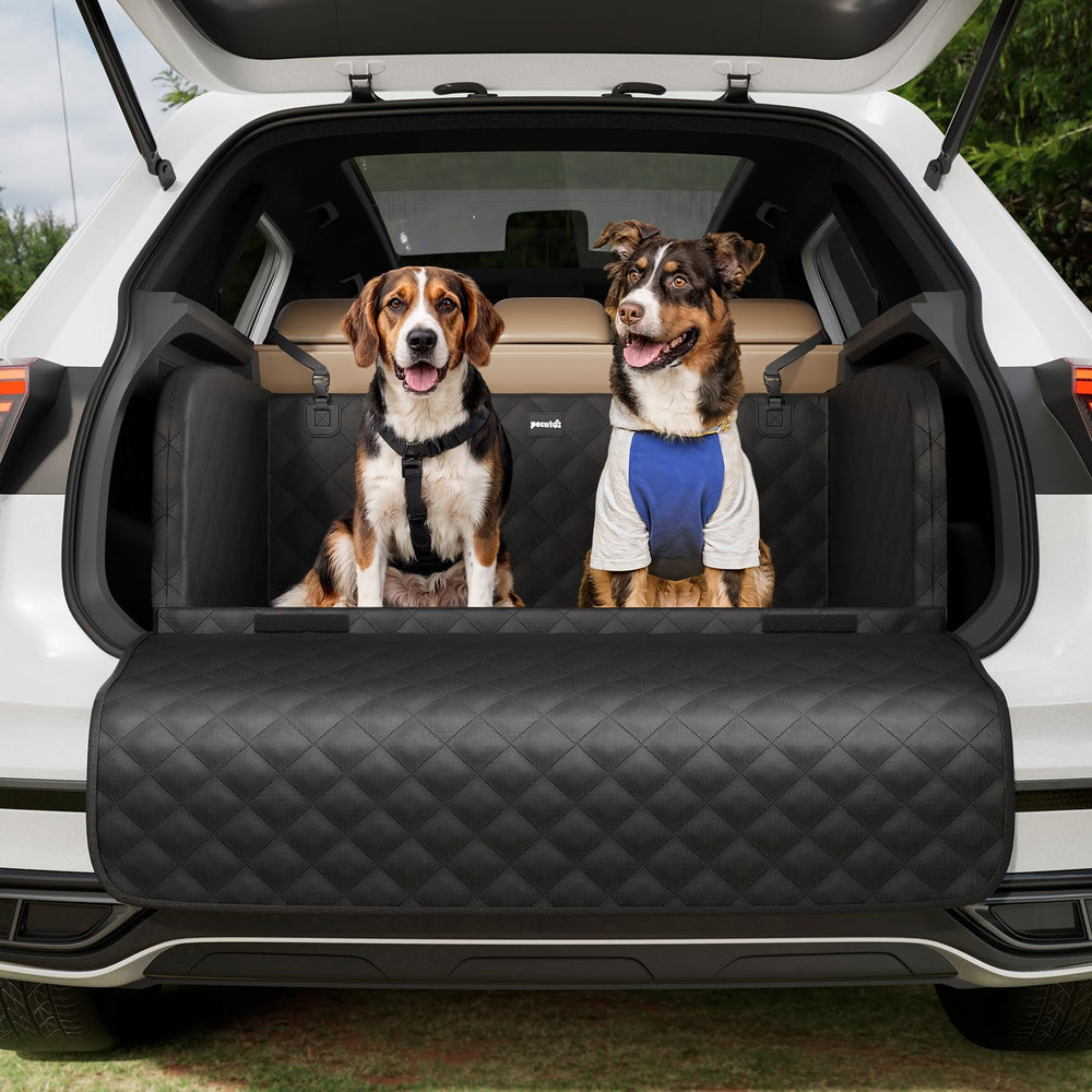 Pecute SUV liner installation flow demonstrates tool-free setup.