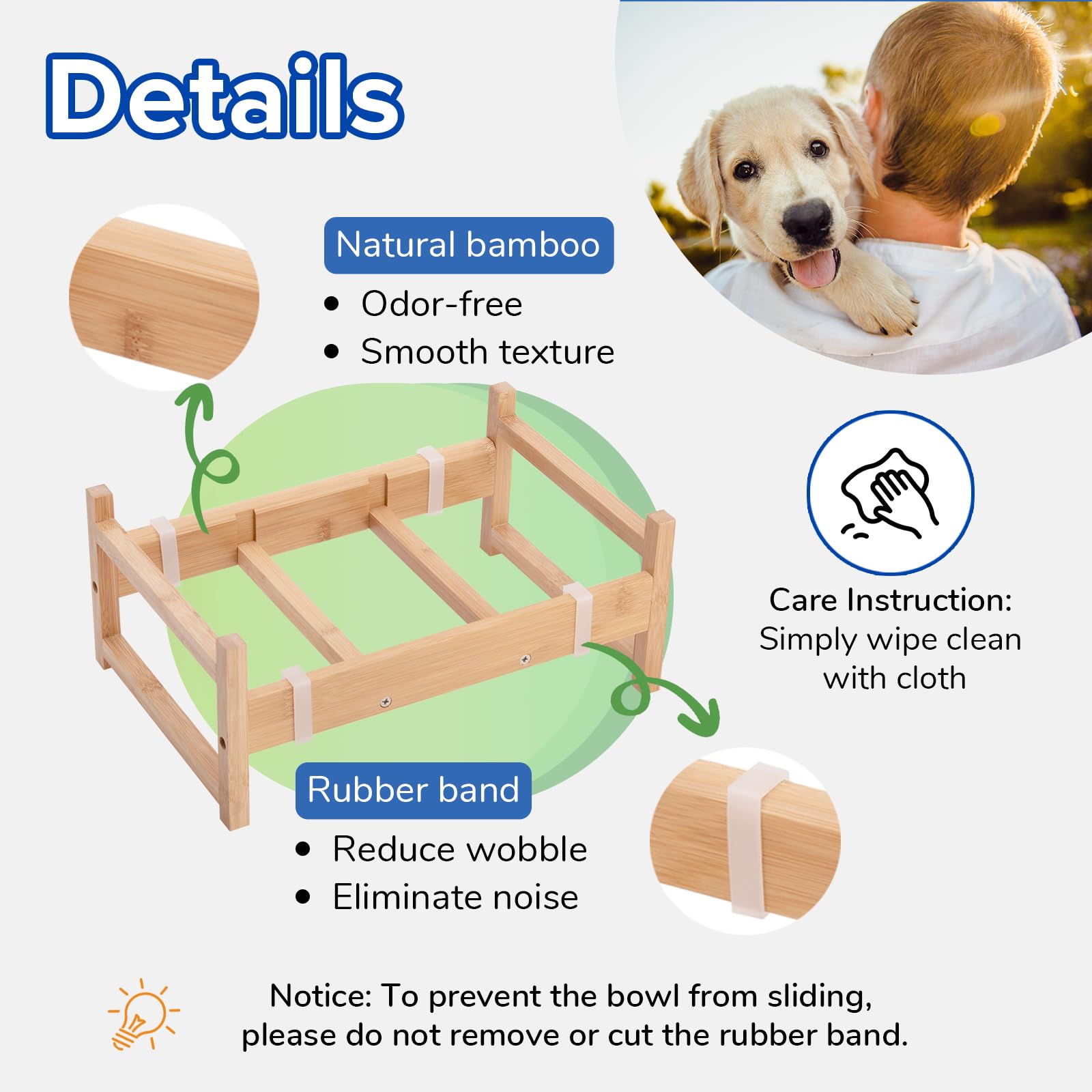 PEDAY big-dog friendly elevated bowl supports neck comfort while hydrating during play