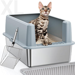 PEDIBAT XL litter box exterior with lid for privacy and reduced tracking.