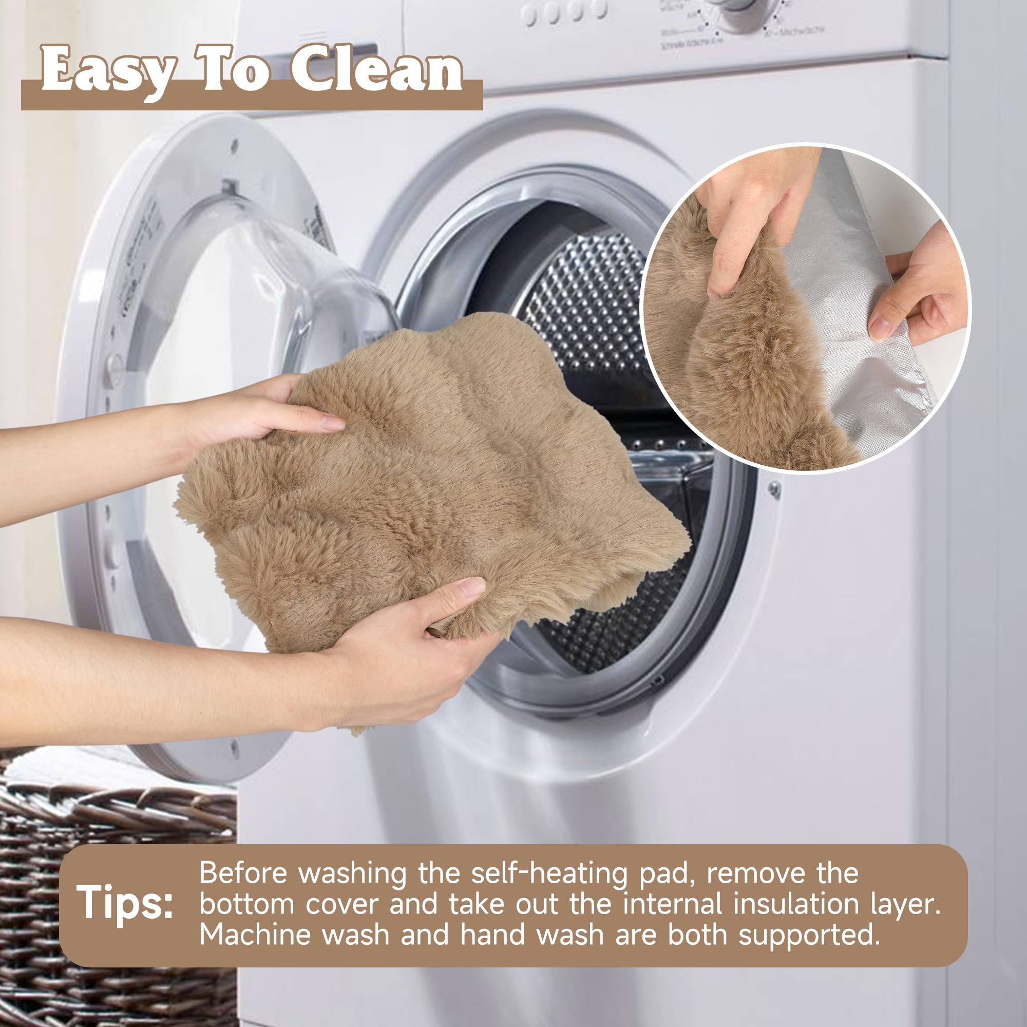 Pedobi self-warming cat bed ideal-for-kittens-and-senior-pets supports calm rest