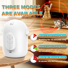 Pedono laser cat toy angle adjustment shows versatile projection for varied play.