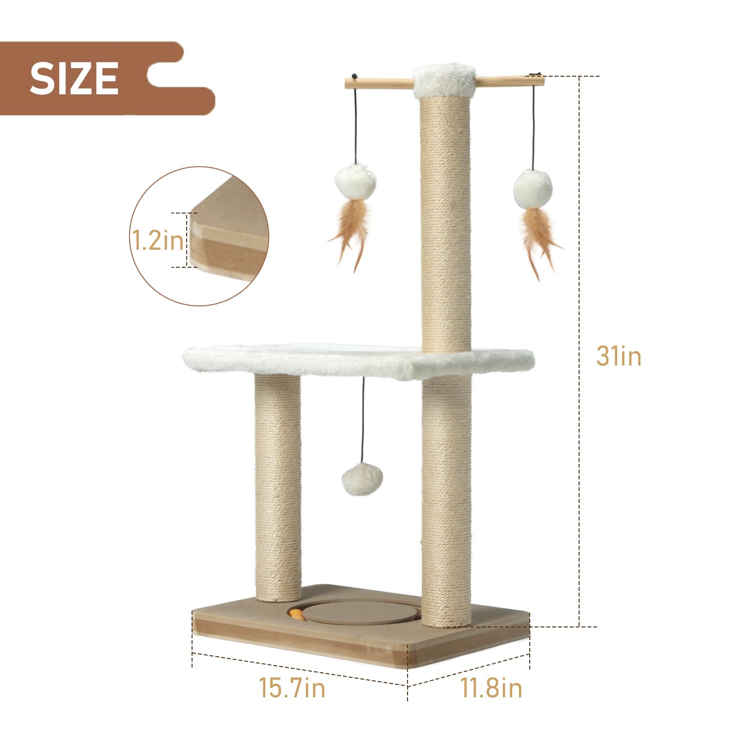PEEKAB three hanging balls encourage interactive play.