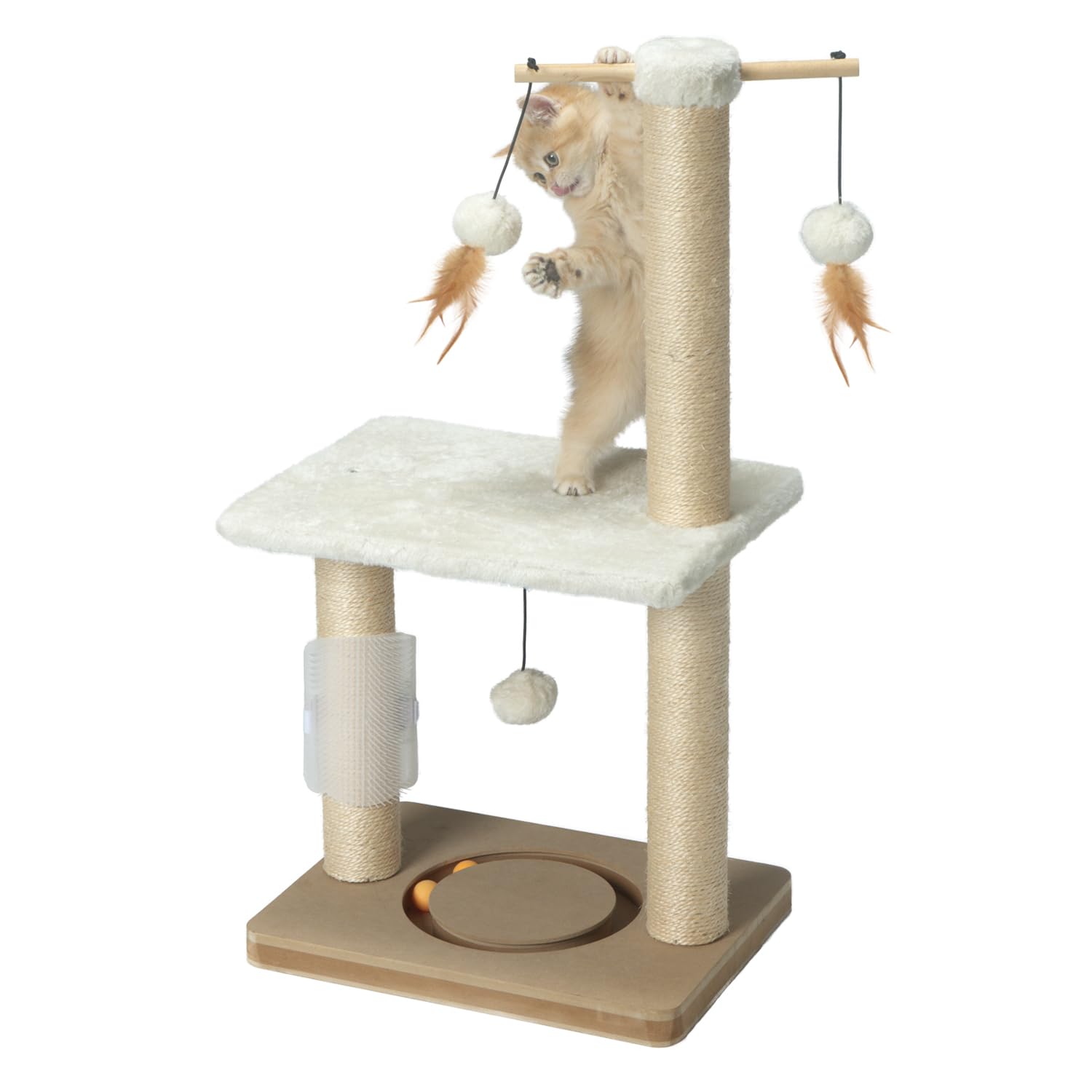 PEEKAB cat scratching post 31in tall supports indoor play and furniture protection.