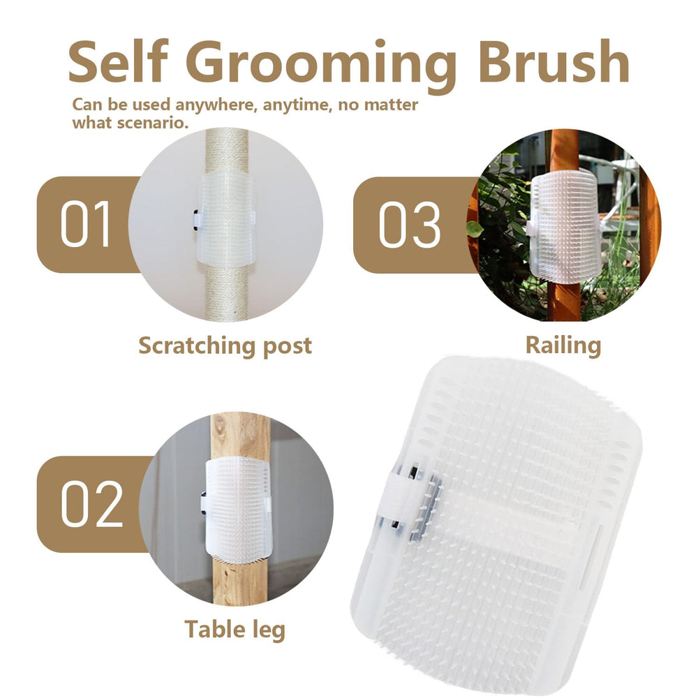 PEEKAB beige scratching post blends with home décor and invites scratching