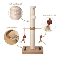 PEEKAB vertical-sisal-scratch-post for indoor cats vertical scratching