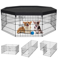 Peekaboo dog pen folded setup demonstrates easy, tool-free assembly for on-the-go use