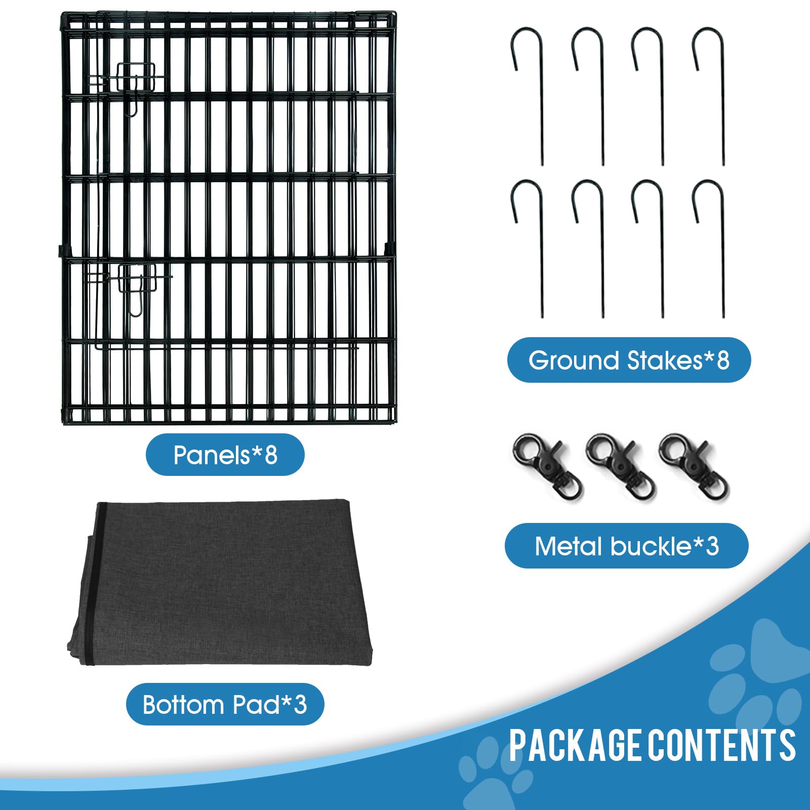 Peekaboo dog pen indoor outdoor use for flexible home setups.