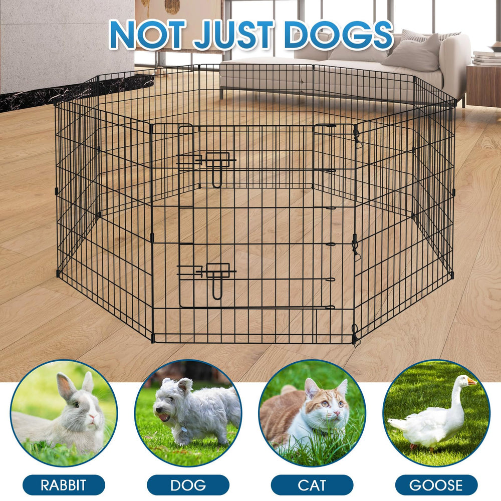 Peekaboo dog pen washable pad for easy cleanup and reuse.