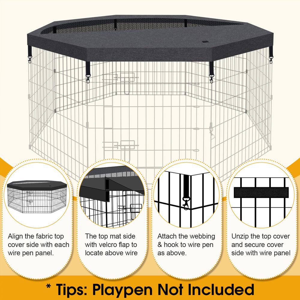 Peekaboo 600D Oxford fabric top cover is durable and wear-resistant.