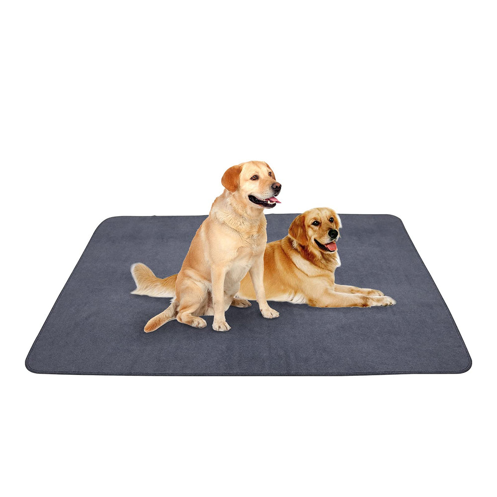 Peepeego non-slip dog pad 72x72 top view with secure floor grip for training
