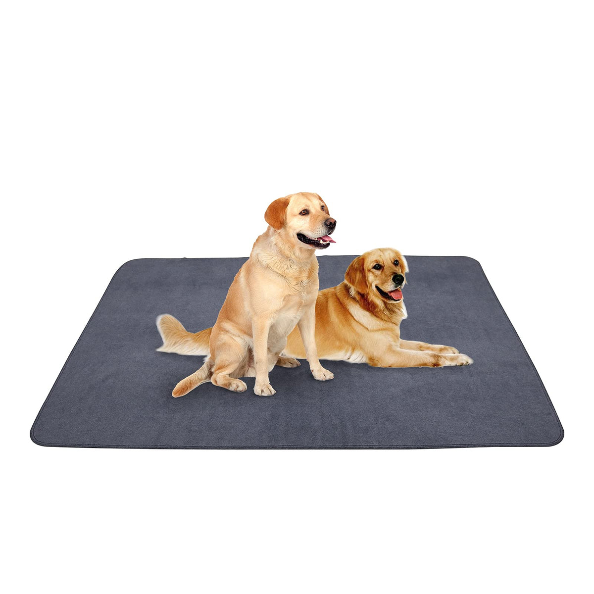 Peepeego non-slip dog pad 72x72 top view with secure floor grip for training