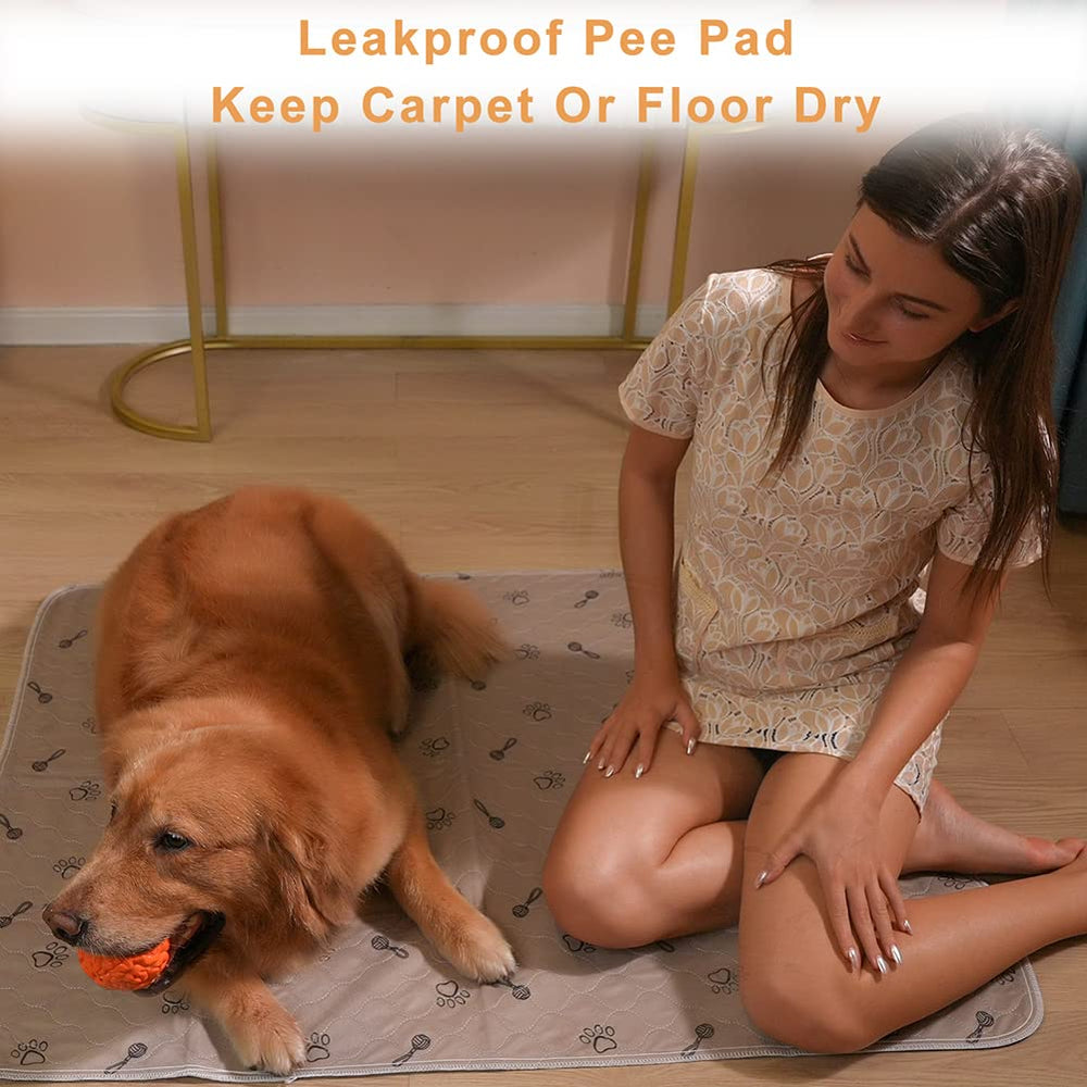Peepeego puppy pad non-slip backing under couch or bed for secure use.