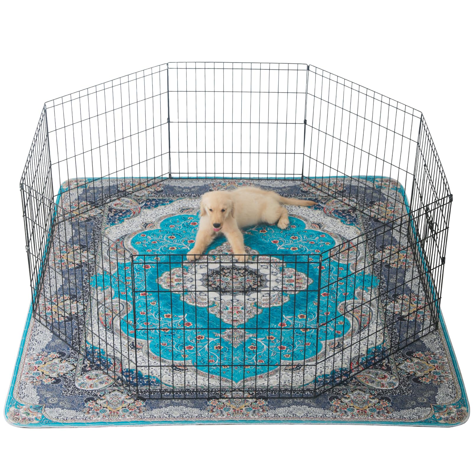 Peepeego washable pee pad 63x63 inch front view shows absorbent surface for puppies
