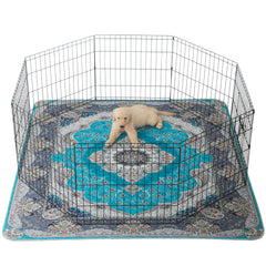 Peepeego washable pee pad 63x63 inch front view shows absorbent surface for puppies