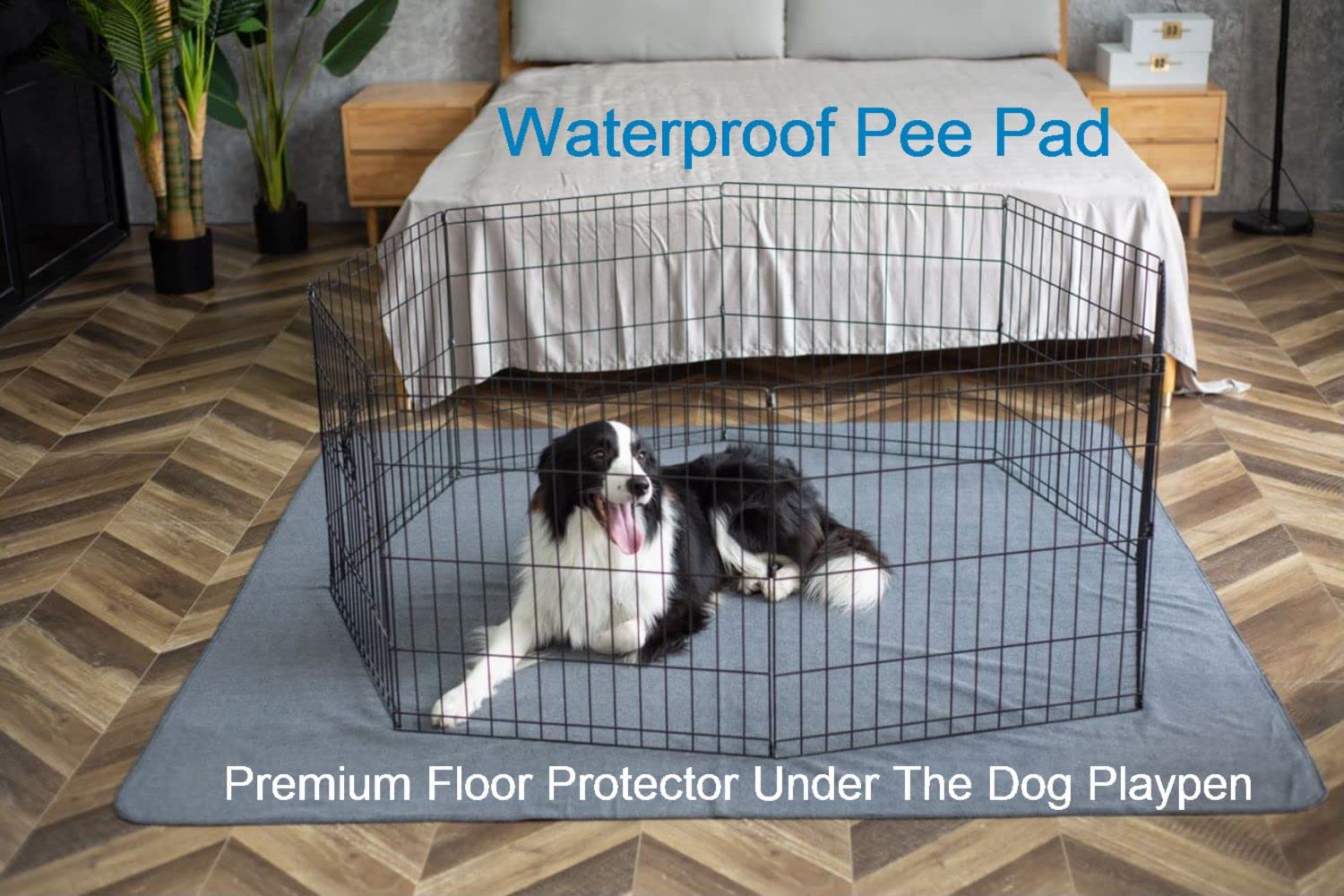 Peepeego whelping-box pad 6x6 ft coverage during early puppy care