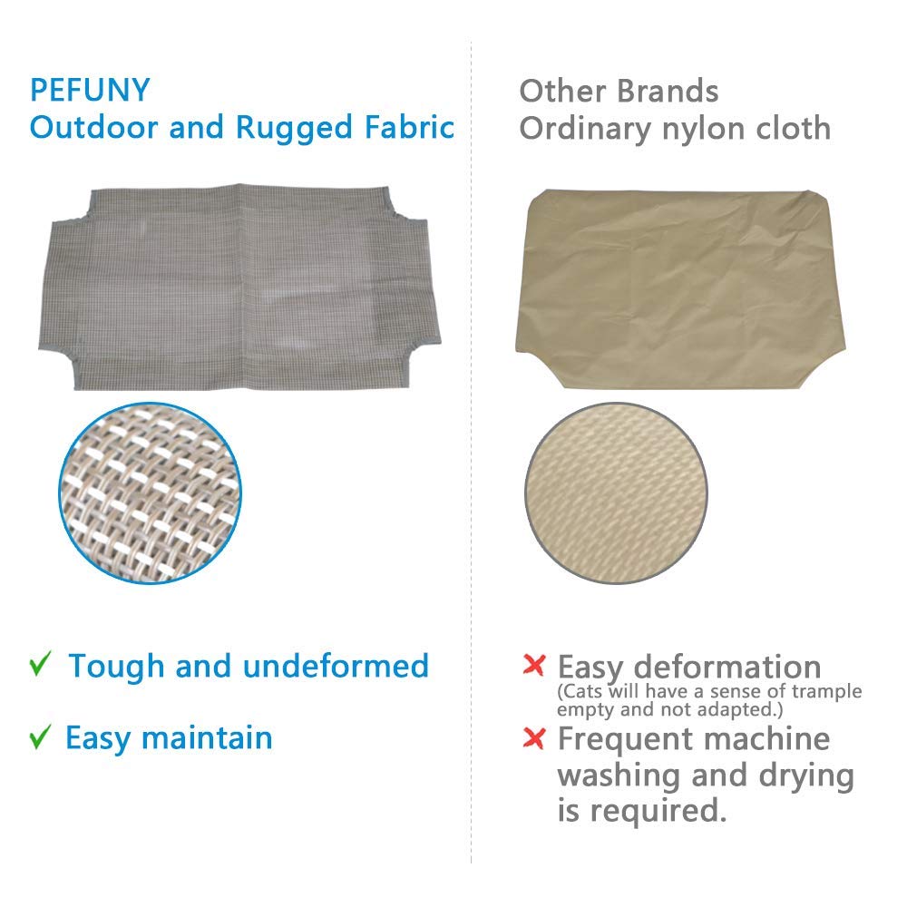 PEFUNY Cat Window Hammock is easy to assemble and clean.
