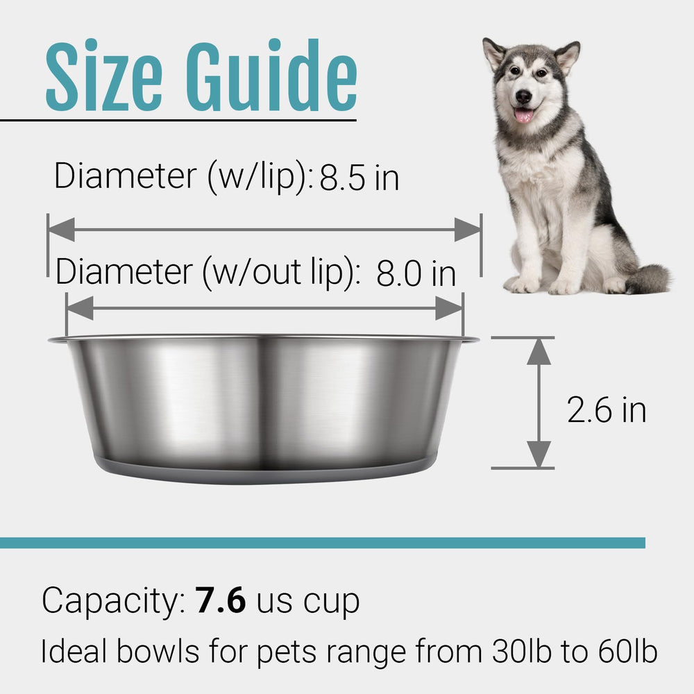 PEGYY11 bowl dimensions 8.5-inch lip and 7.6-cup capacity.