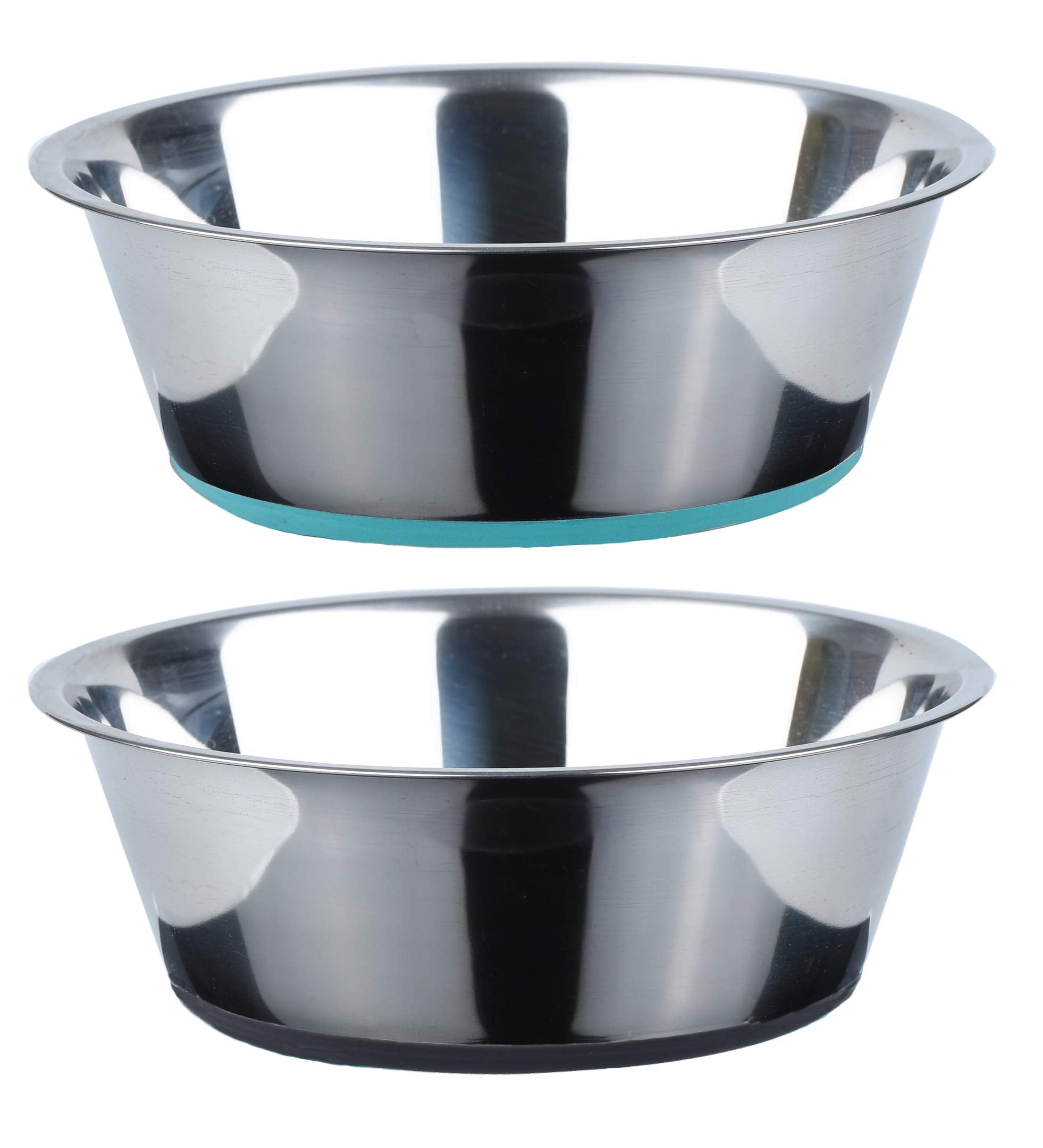 PEGGY11 deep stainless steel anti-slip dog bowl 3-cup keeps meals stable