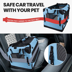 Top and side mesh in PEGIC carrier provide ventilation and monitoring options