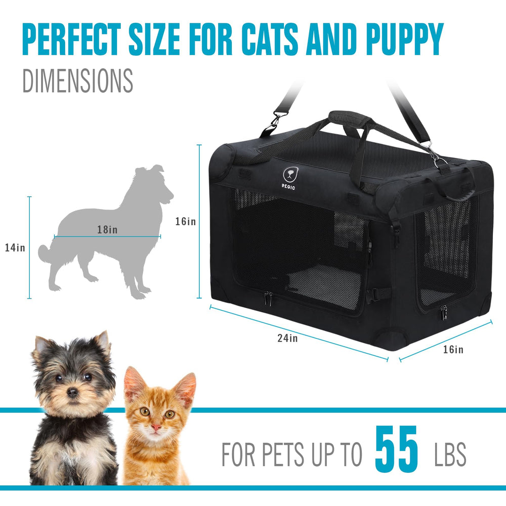 PEGIC extra large cat carrier suitable for indoor and outdoor use