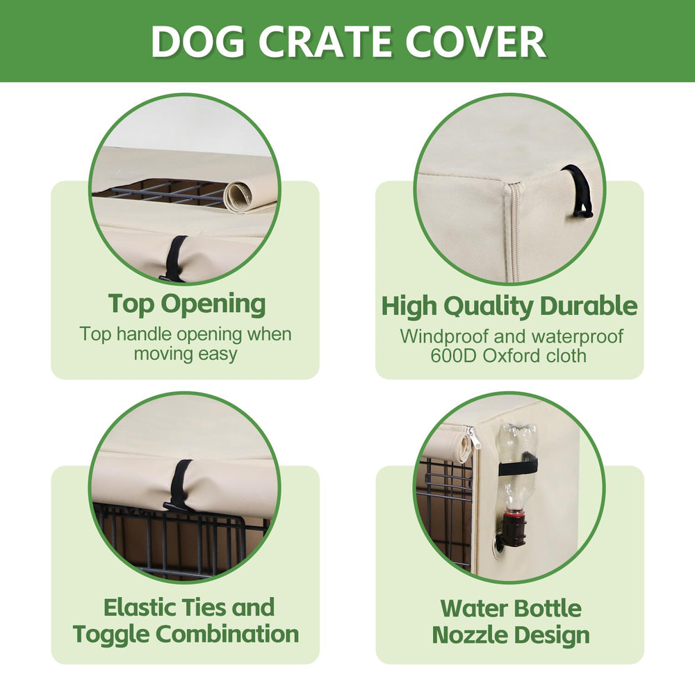Peipaws crate cover front door roll-up flap for quick access