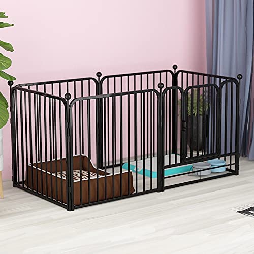 PEIPOOS dog panel dimensions-55l-27-5w-31-5h ensures ample space for pets.