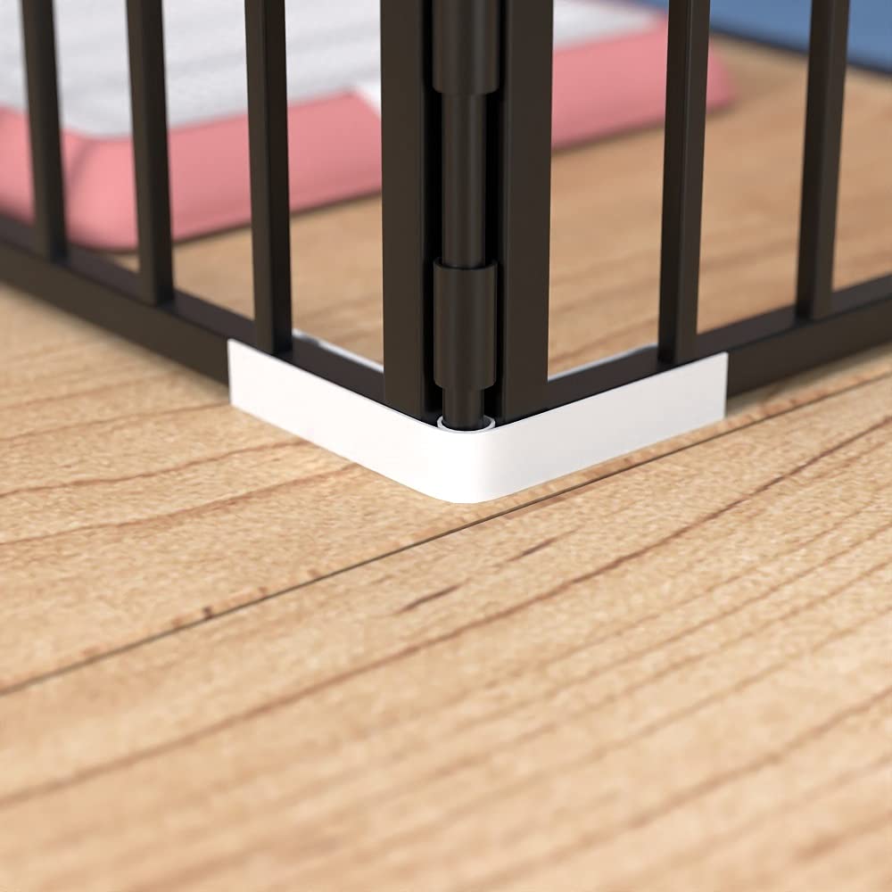 PEIPOOS dog panel walk-through door highlights convenient access and safety lock.