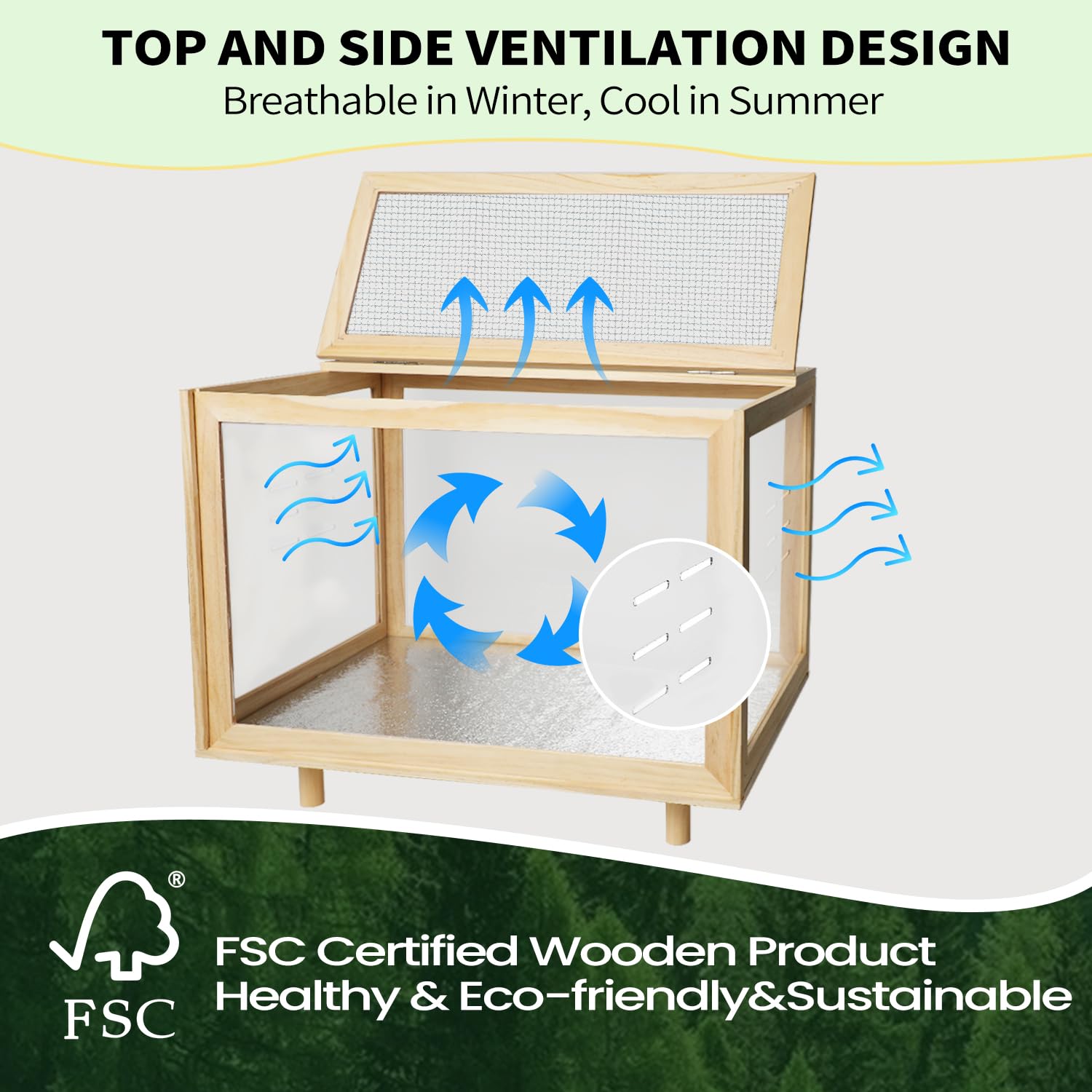 PEJOYT integrated ventilation fan enhances air circulation for freshness