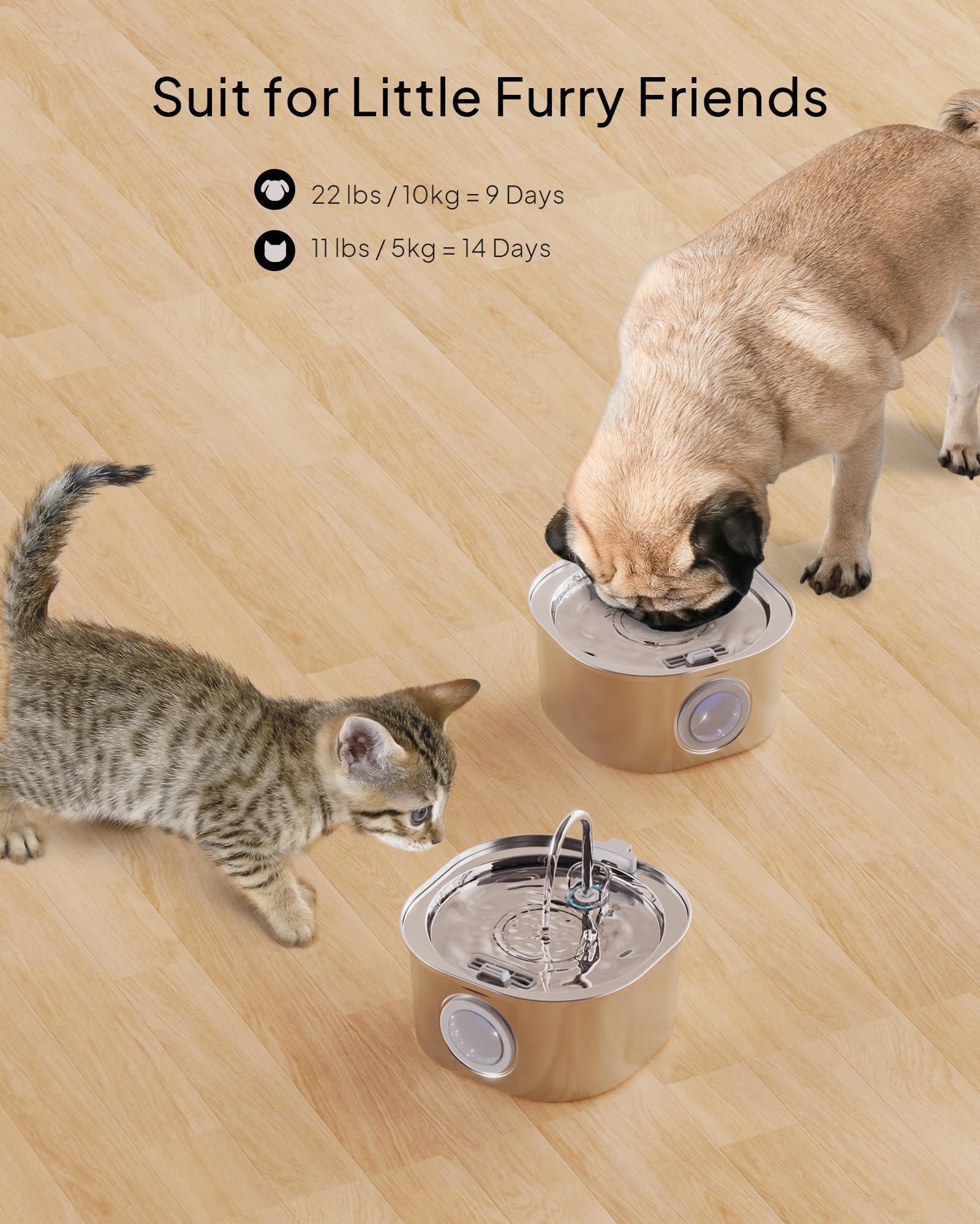 PEKTACO triple-filter system removes hair, odors, and impurities for cleaner water.