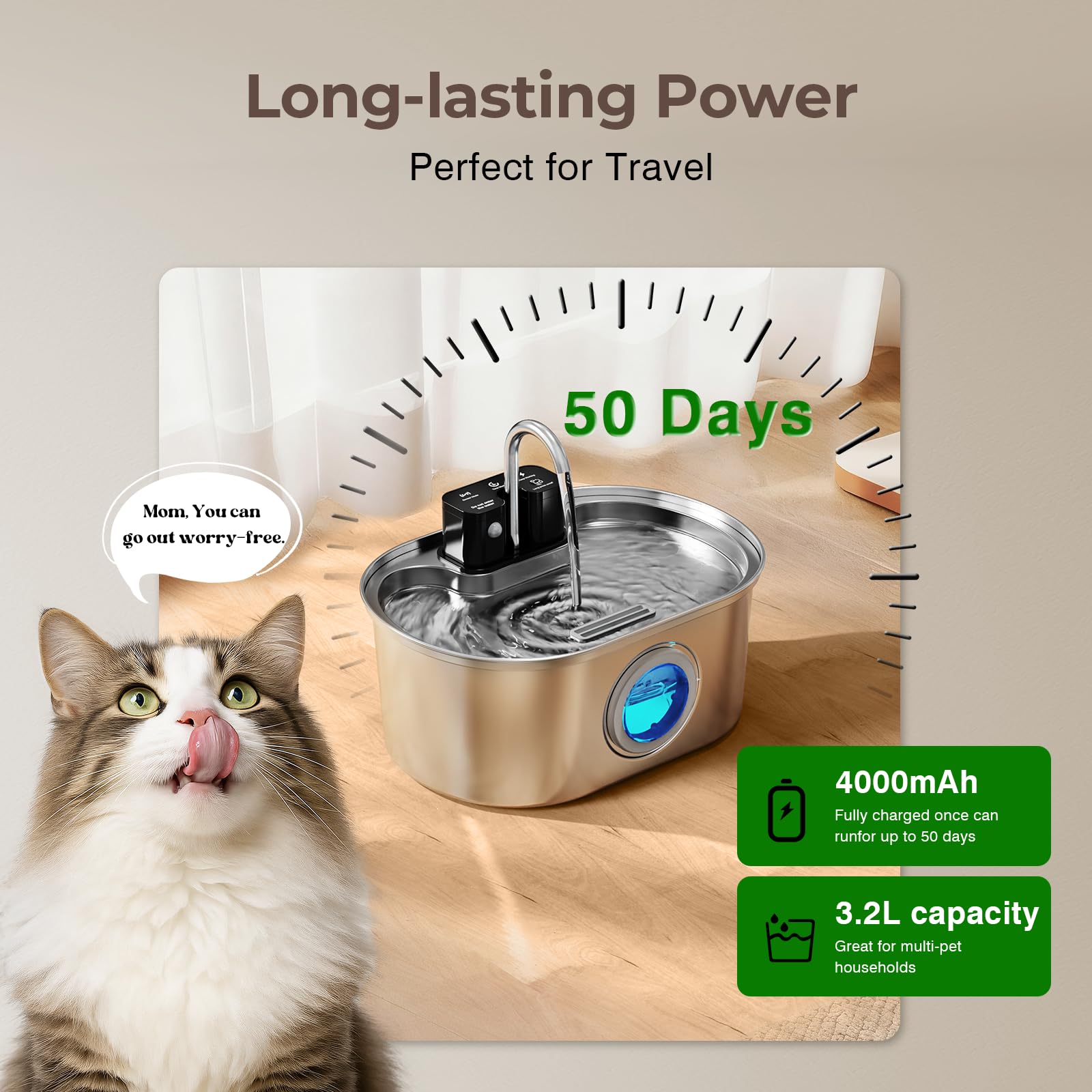 Pektaco multi-layer filtration system removes impurities for fresh-tasting water.