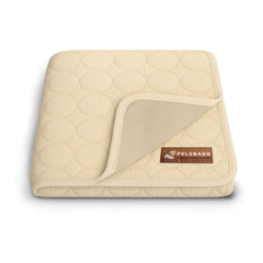 Pelsbarn Ice Silk cooling mat beige showing cooling surface for hot-weather comfort