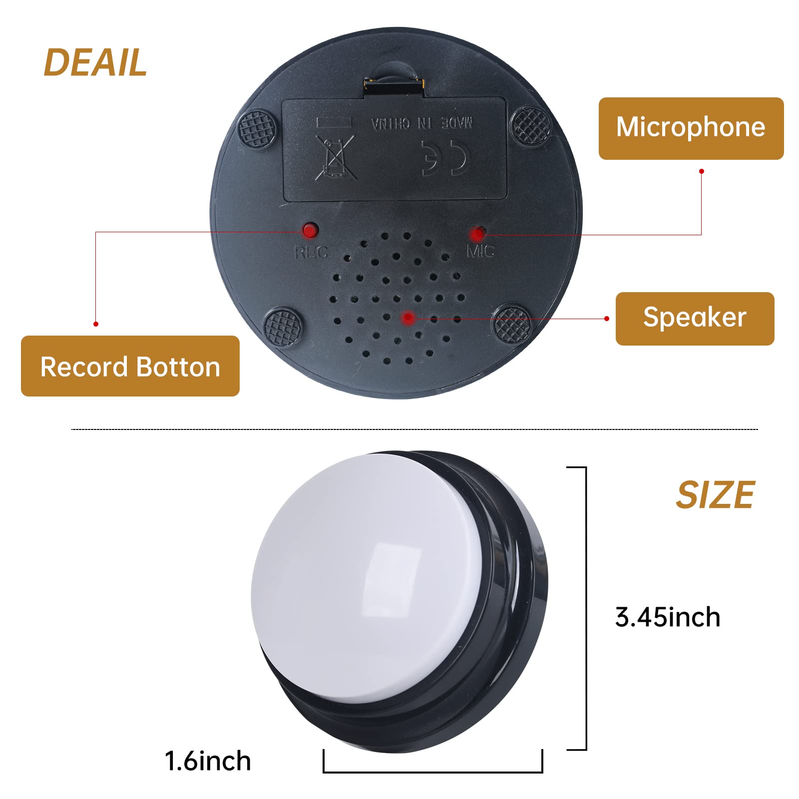 PELTEFLU ABS plastic button is an eco-friendly training tool