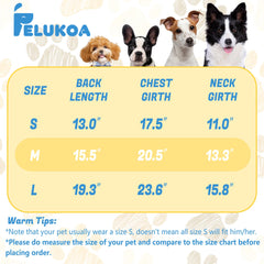PELUKOA dog sweater leash-hole design makes daily walks easier.