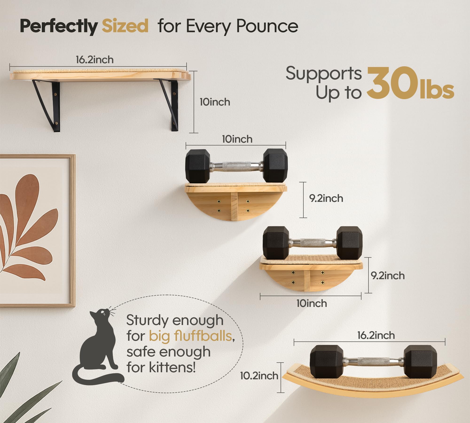 Peluomoz neutral design blends with room decor.