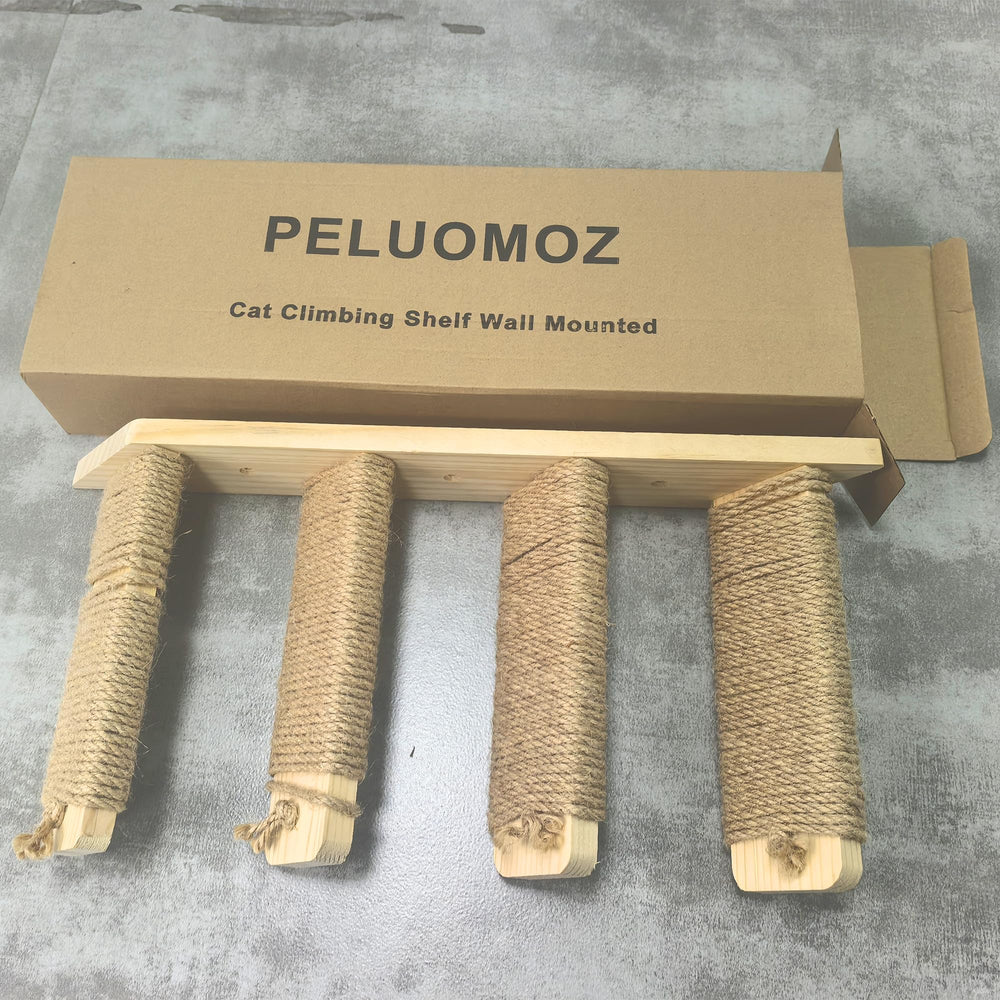 peluomoz included set with two shelves and a 4-step stair for versatile setups