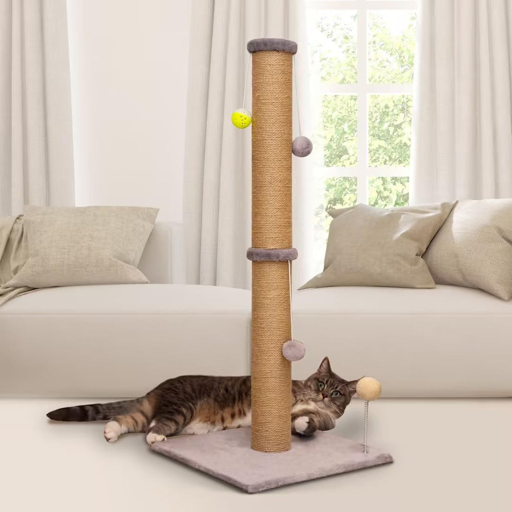 PELUMOZ sisal rope cat scratcher offering durable surface for claws