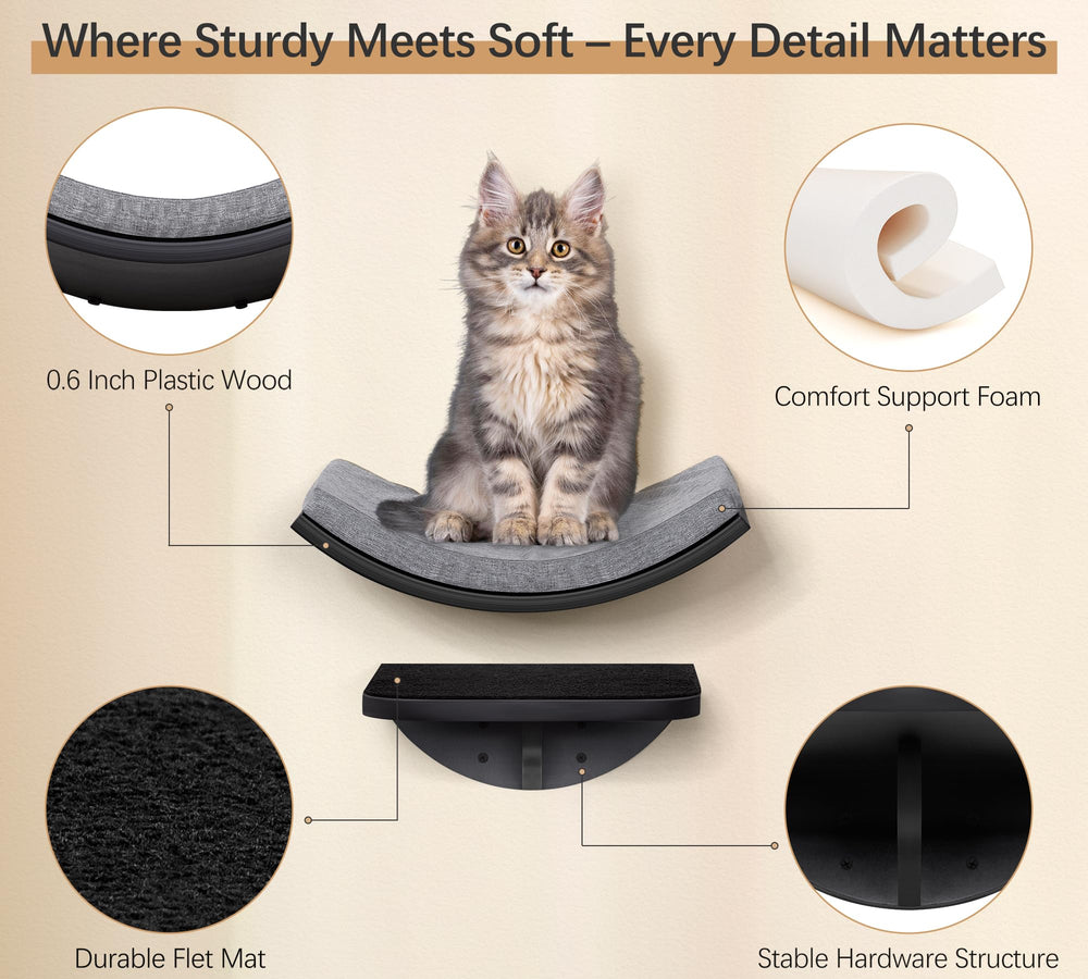 PELUMOZ wall-mounted shelf saves floor space in small homes.